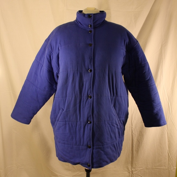 Liz & Co. Cotton Puffer Coat - Picture 1 of 7